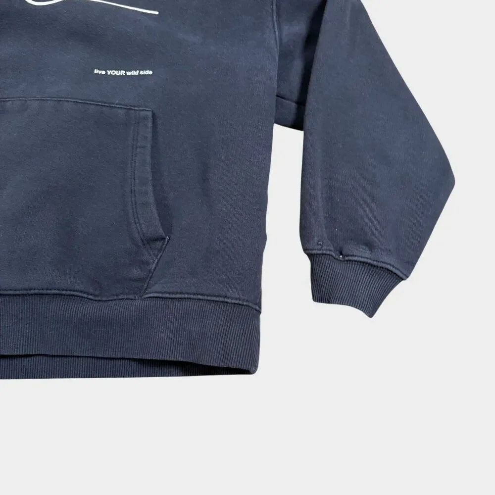 Zara Ford Mustang Hoodie Kids 13-14 164 Black Pullover Sweatshirt Streetwear - Picture 6 of 12